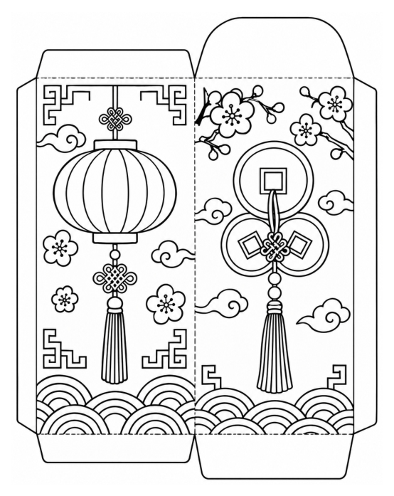 Preview of Chinese New Year Red Envelope Printable